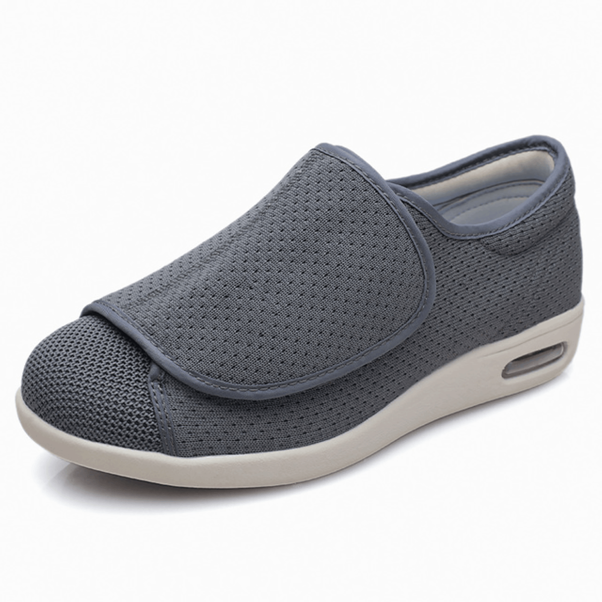 Women's Wide Width Diabetic Bunions Swollen Feet shoes, dark gray color