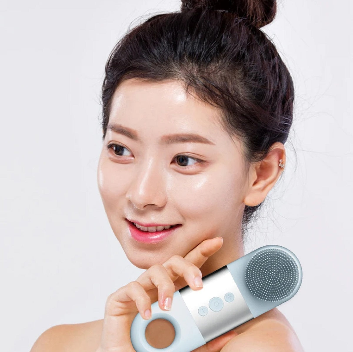 Waterproof Sonic Silicone Facial Cleansing Brush