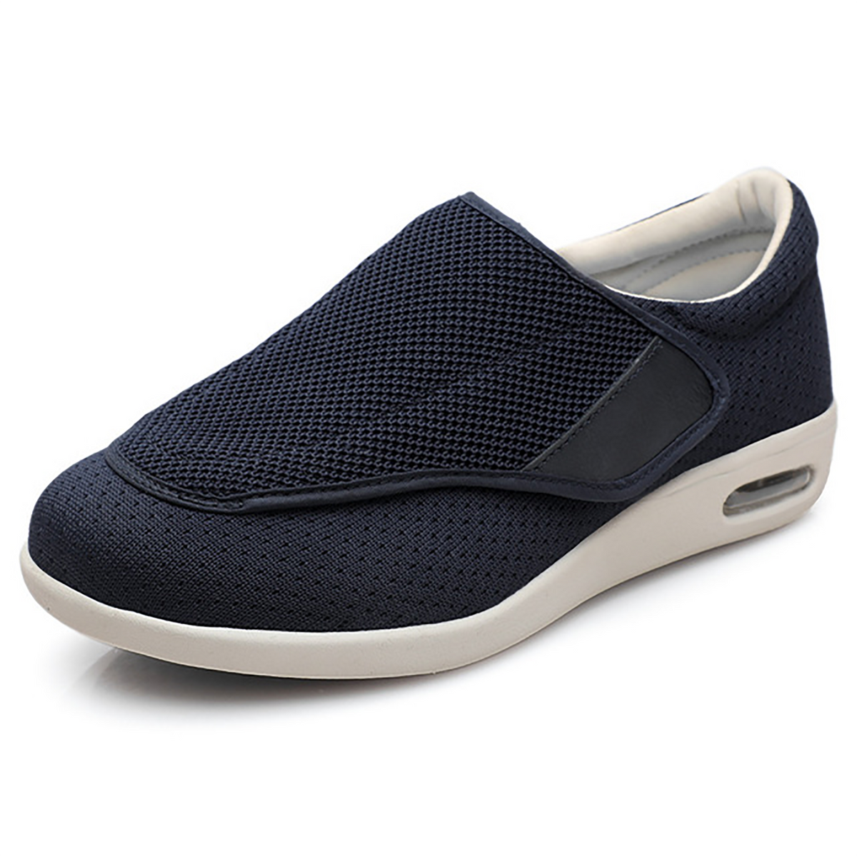 Ergonomic Wide Feet Swollen Diabetic Shoes dark blue colour