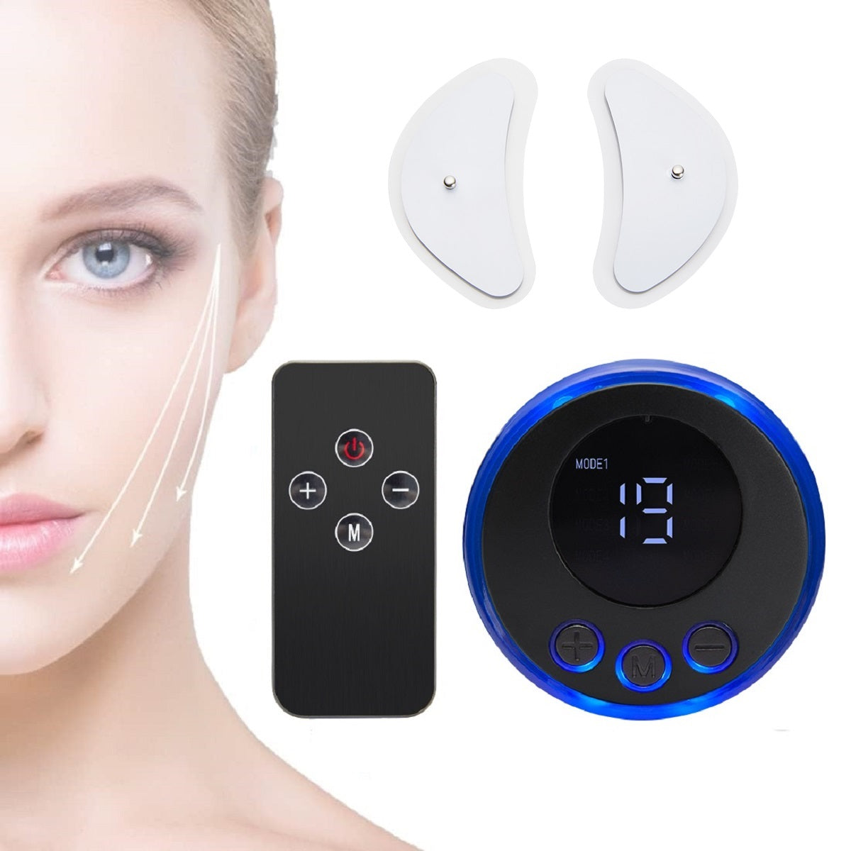 Electric Facial Massage Kit for Firmer-Looking Skin