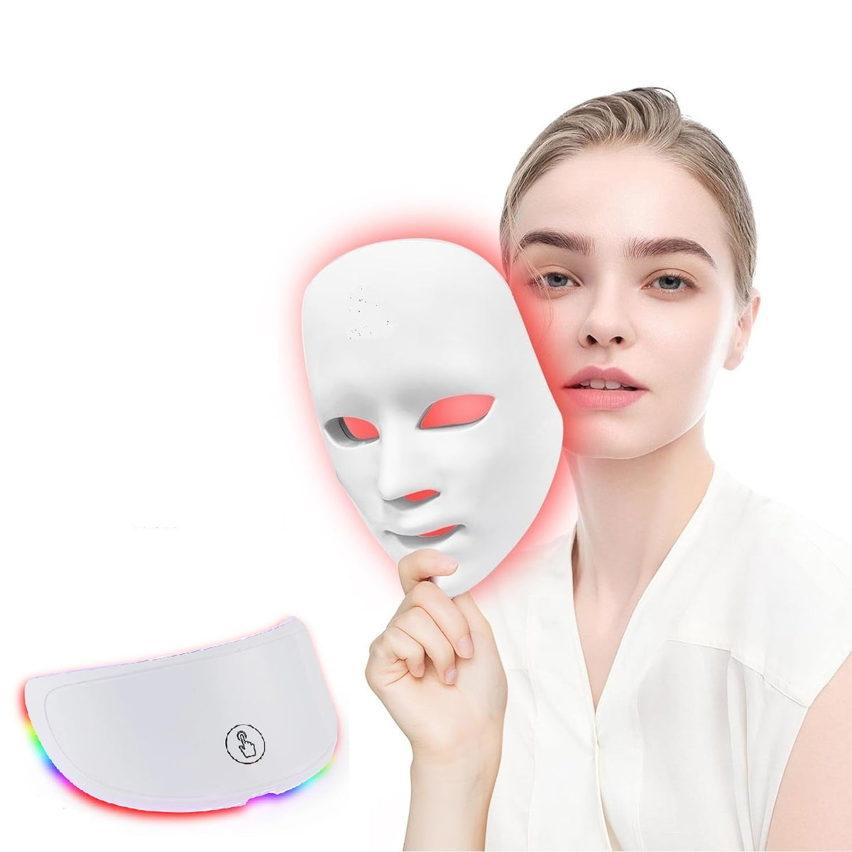 LED Facial Mask Set for Face and Neck with Colour Modes