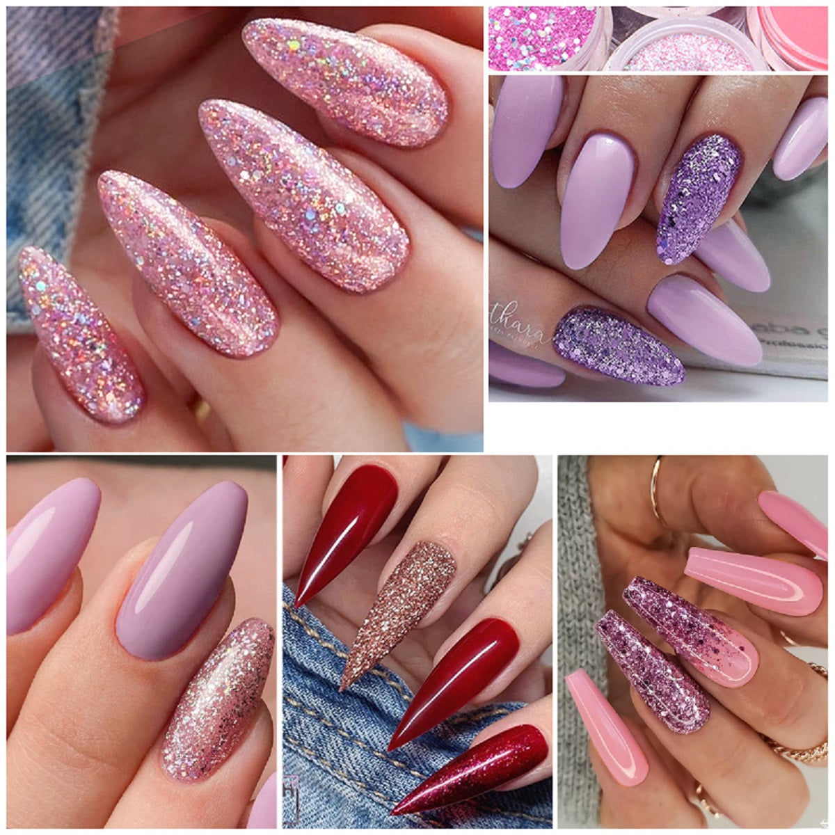 16-Piece Dip Powder French Nail Manicure Kit