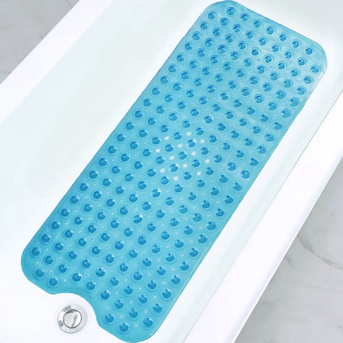 Large Non-Slip Bath and Shower Mat with Suction Cups