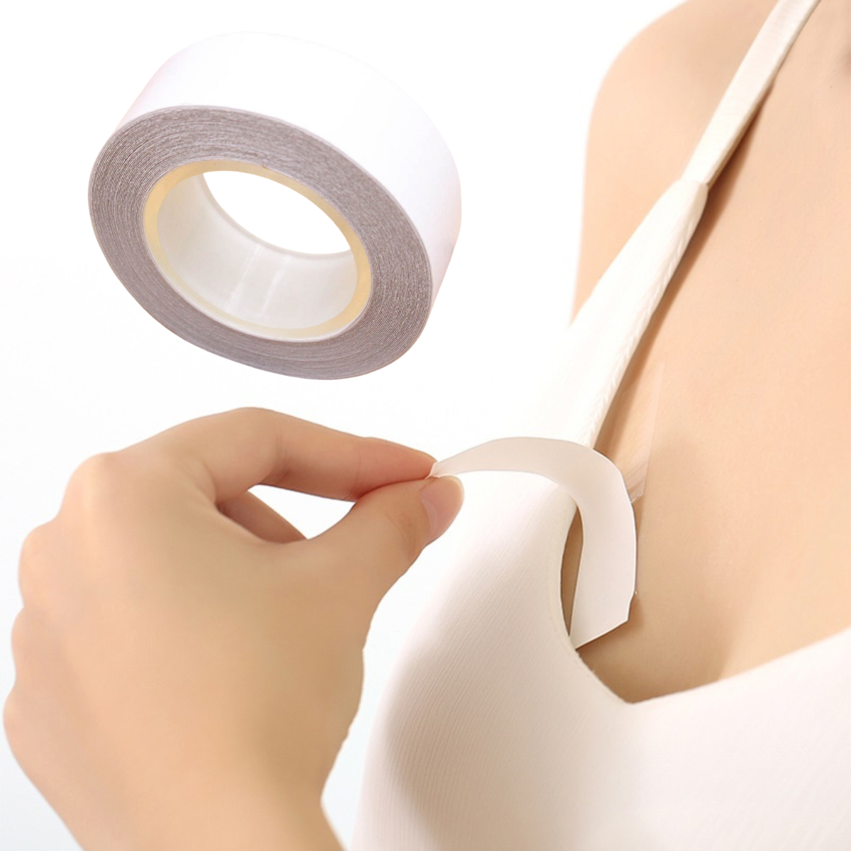 Double-Sided Fashion Tape Strips for Clothing and Skin