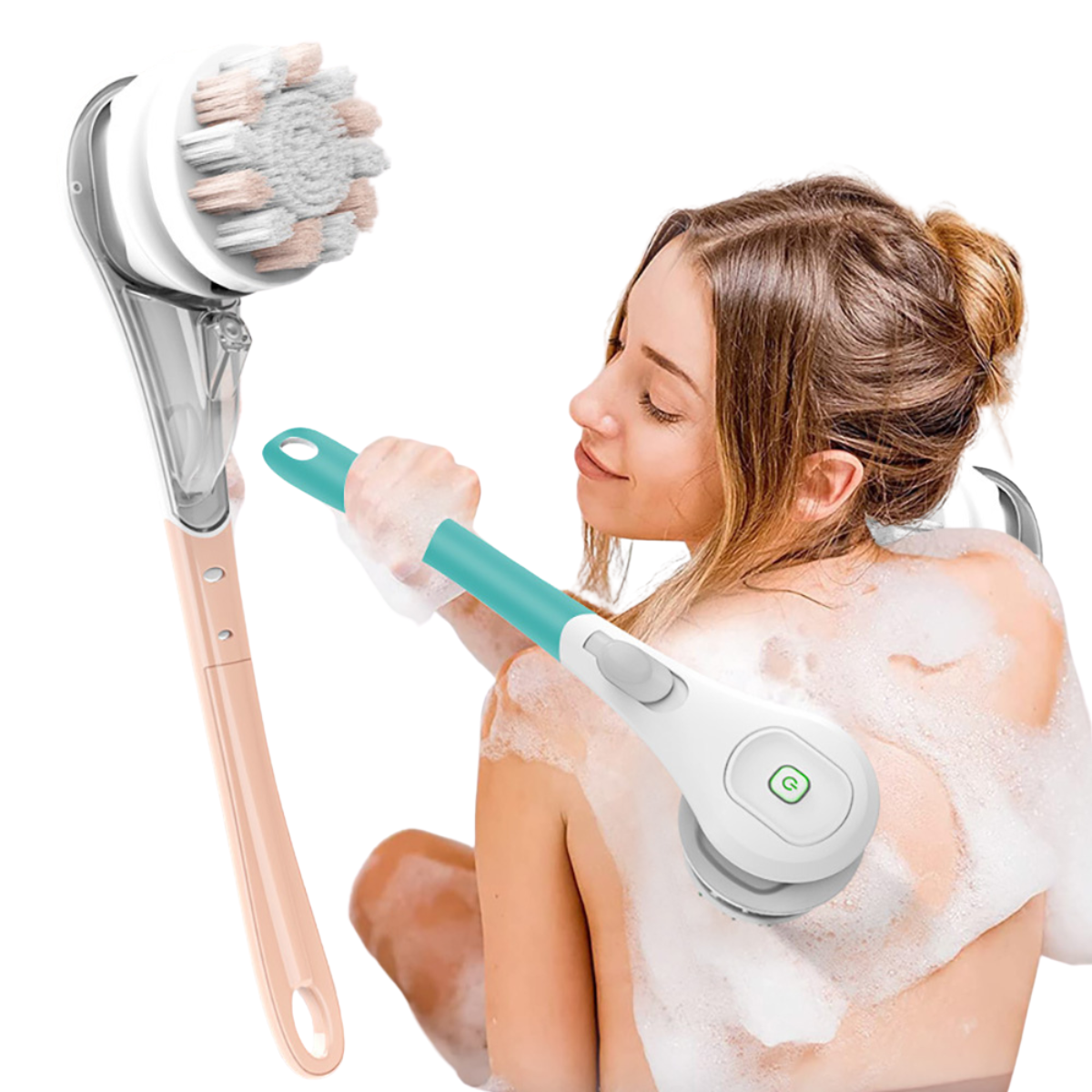 Electric Body Brush and Back Scrubber for Showering