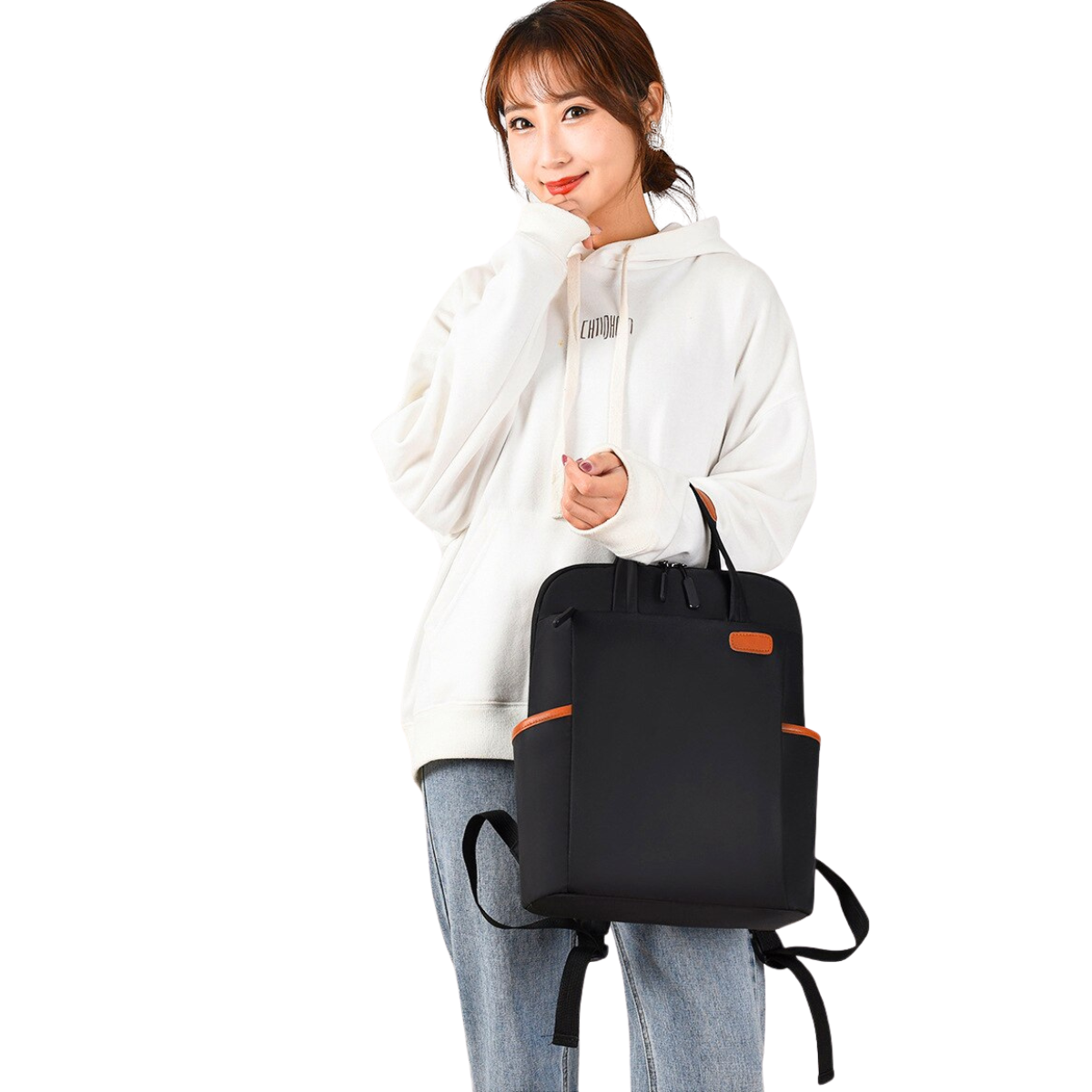 Large Capacity Oxford Travel Backpack with Multiple Pockets