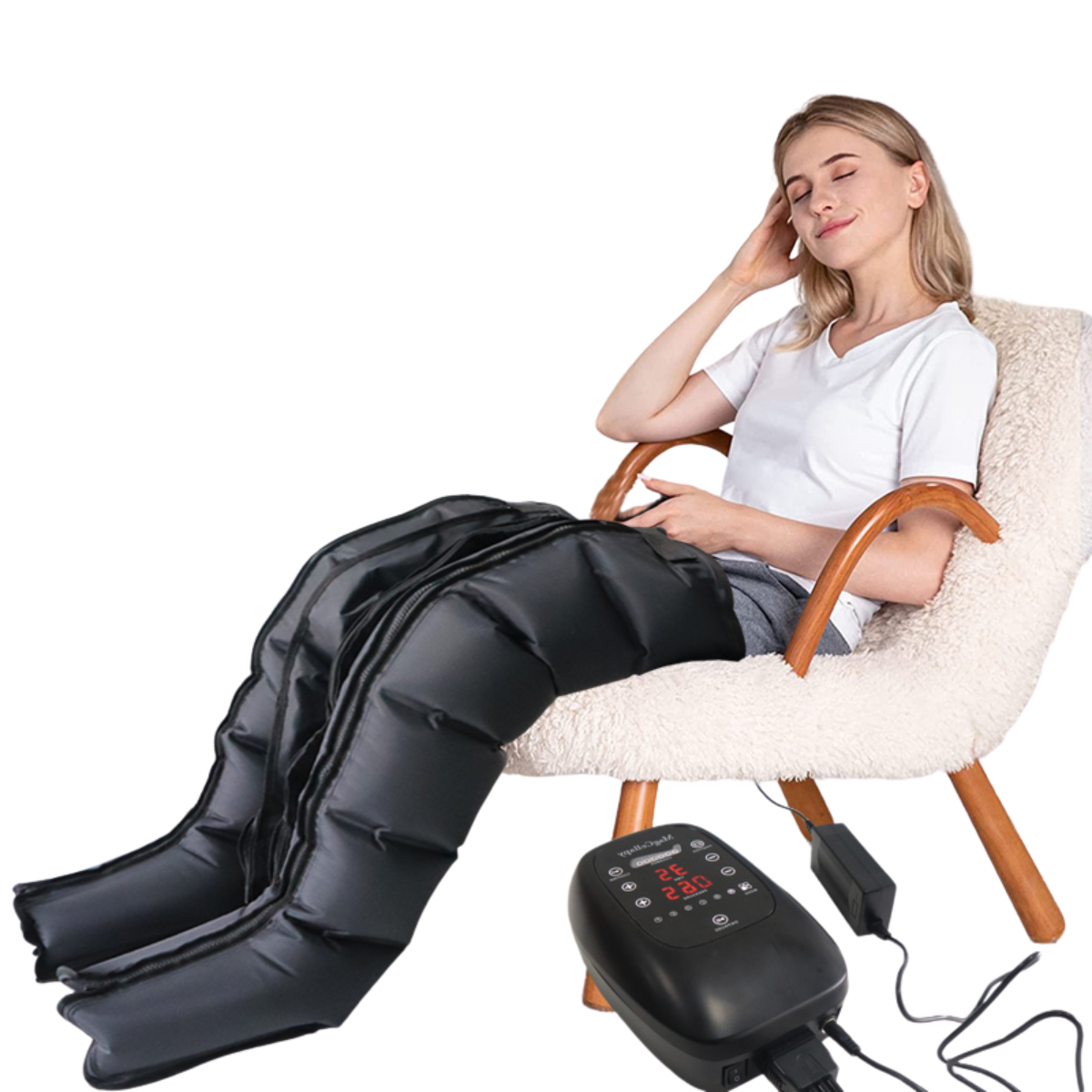 Cordless Air Compression Leg Massager with Modes