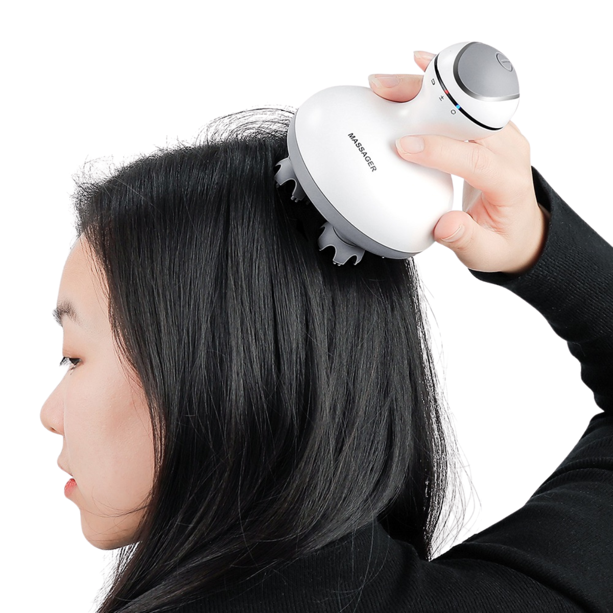 Cordless Electric Scalp Massager with Kneading Nodes