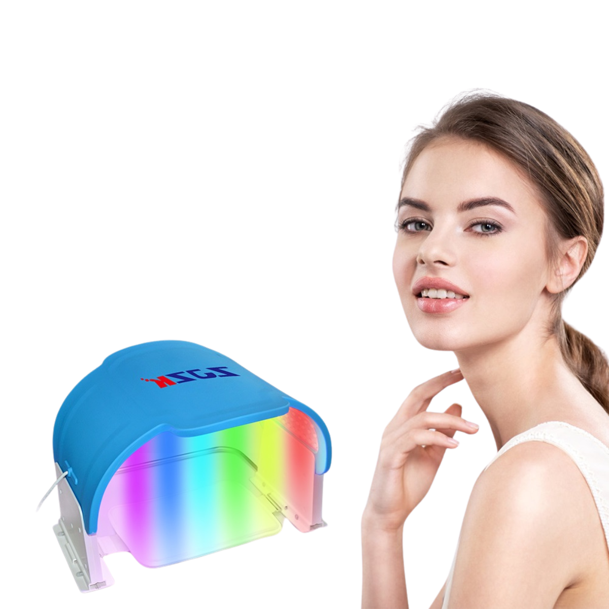 7-Colour LED Light Face Mask with Soft Silicone Fit
