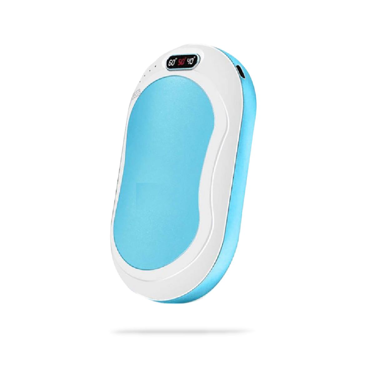 Rechargeable Double-Sided Pocket Hand Warmer and Power Bank