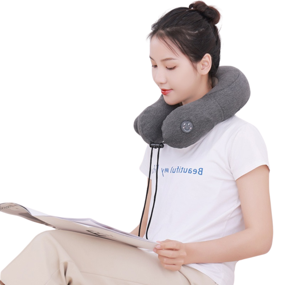 Cordless Neck Massager with Warmth and Kneading