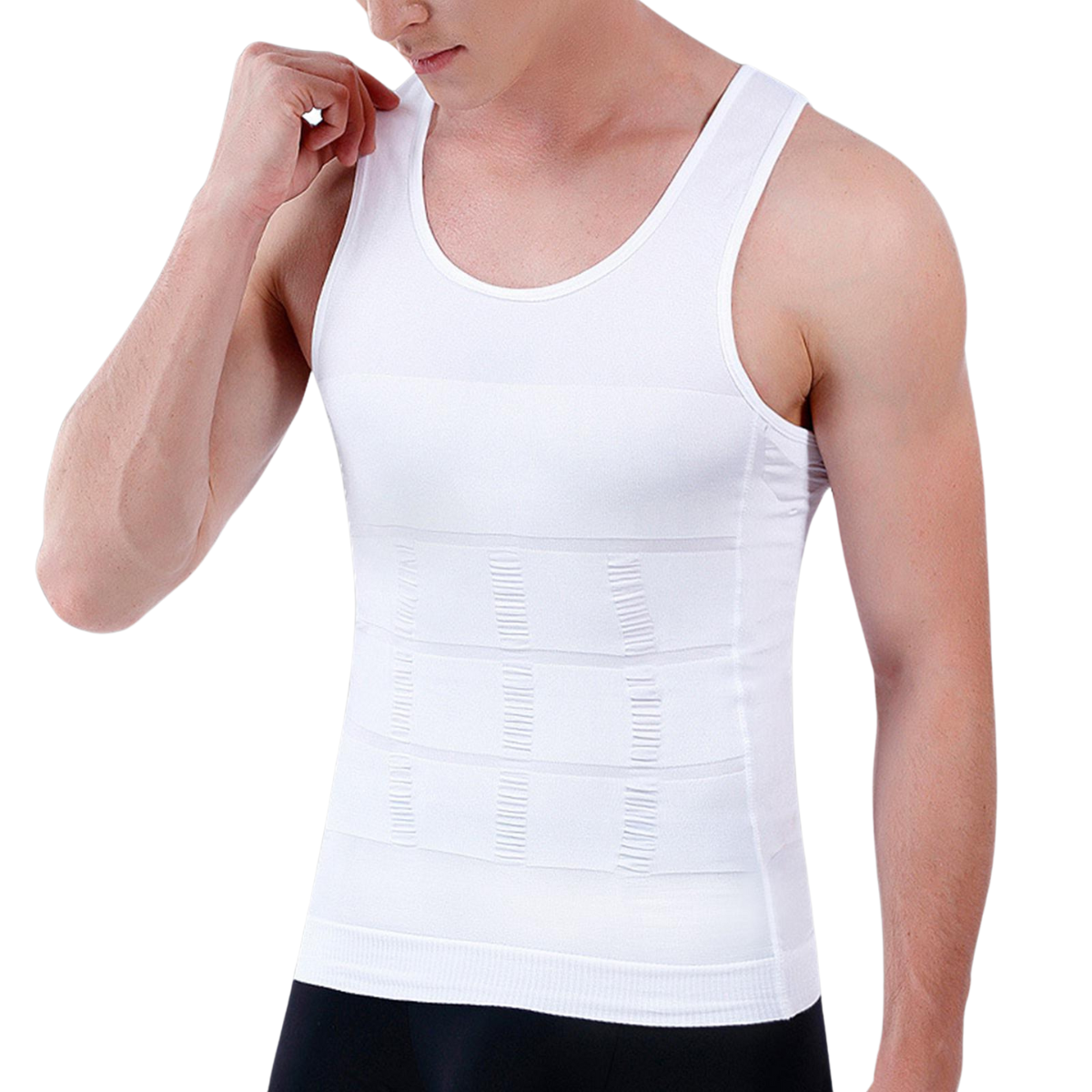 Men's Compression Tank Top Shaping Vest with Firm Support