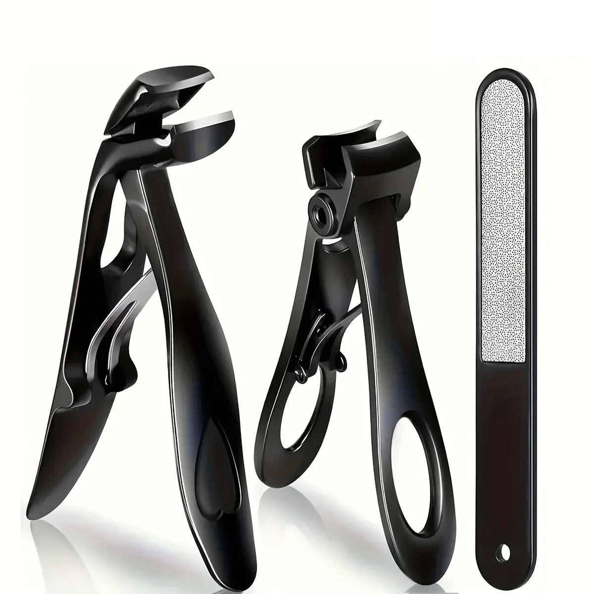 3-Piece Heavy-Duty Nail Clippers for Thick Nails