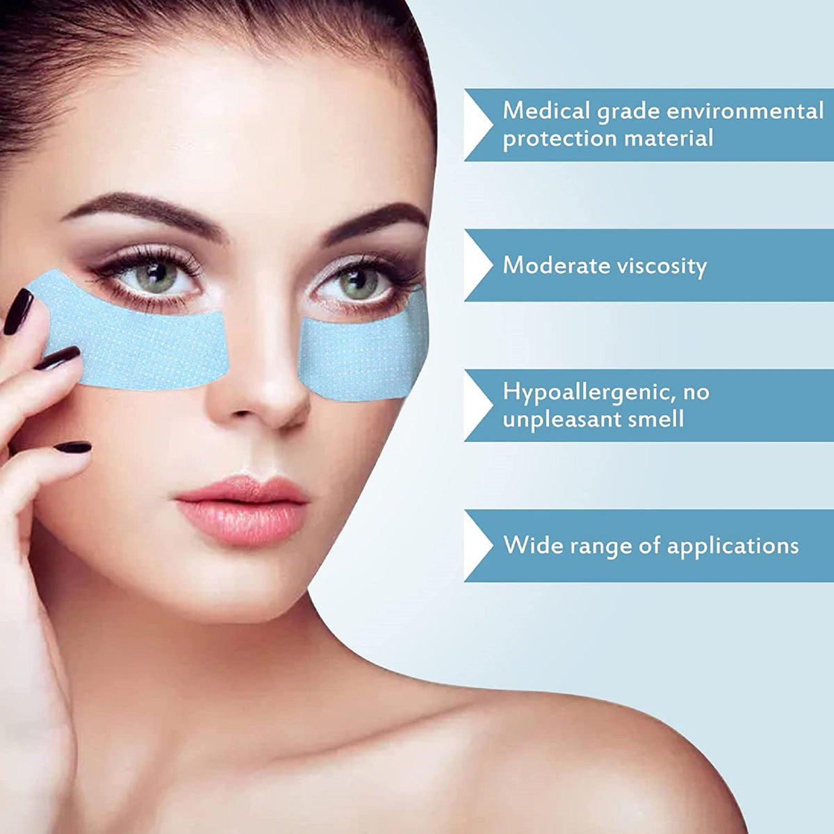 Breathable Under-Eye Lash Extension Tape Rolls