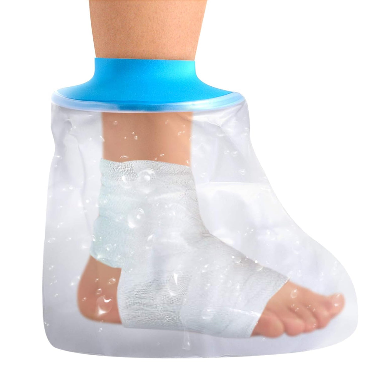Waterproof Reusable Foot and Leg Cover for Showers