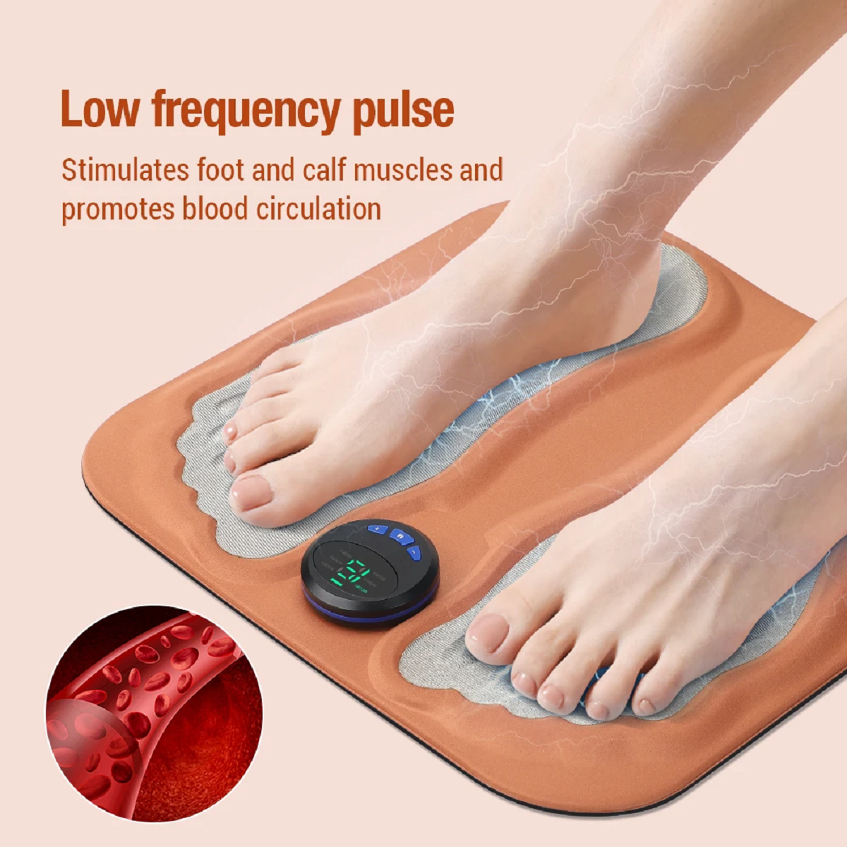 Rechargeable Foot Mat Massager with Multiple Modes