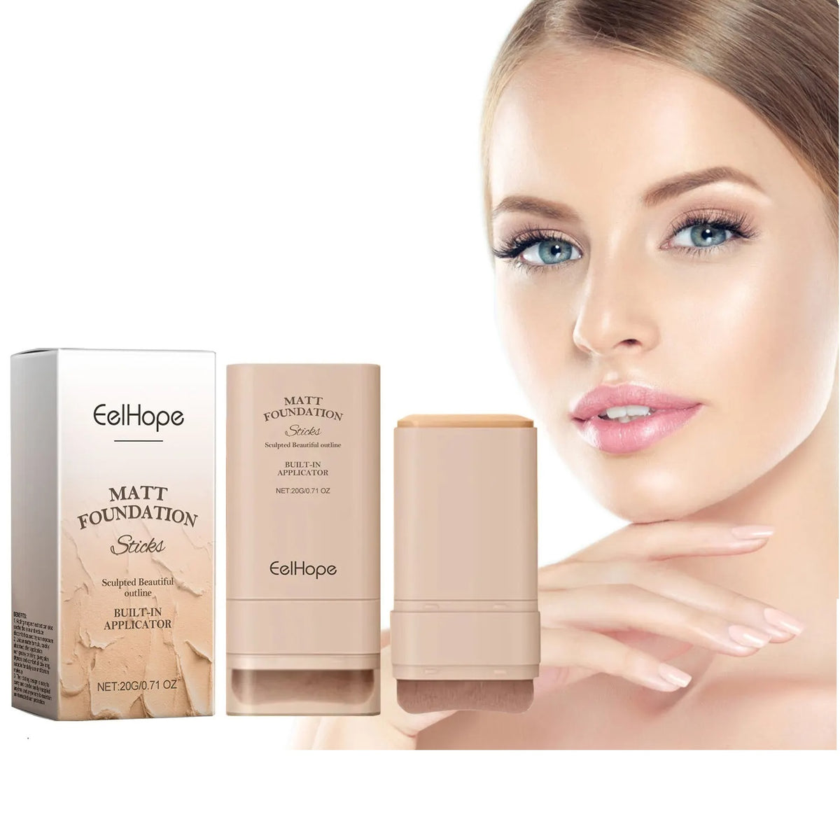 Full Coverage Concealer Foundation Stick – Long-Lasting & Smooth Finish