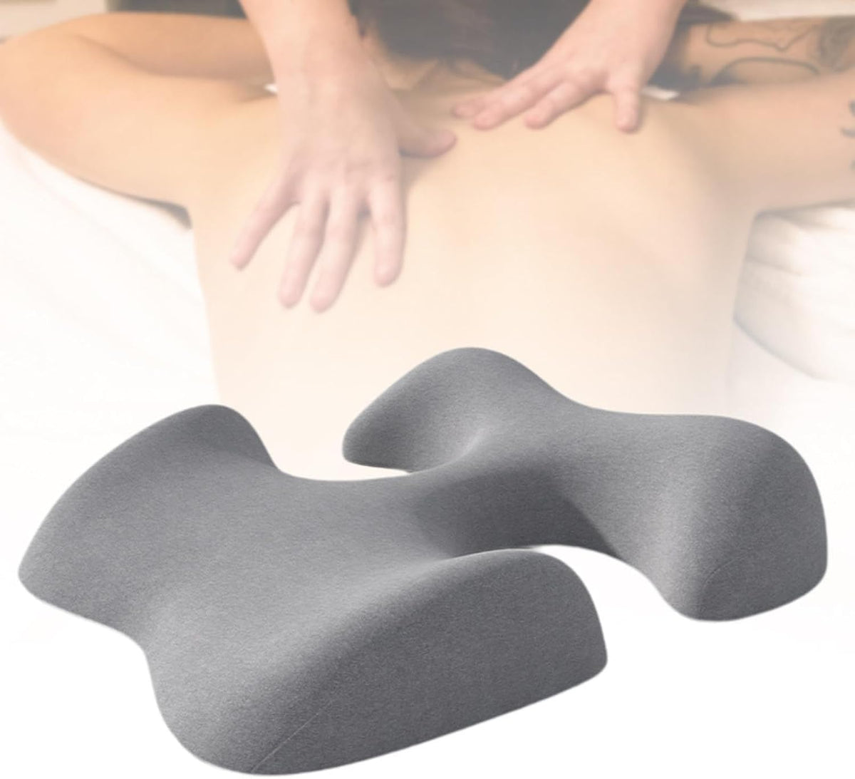 Memory Foam Massage Face and Chest Cushion Pillow Set