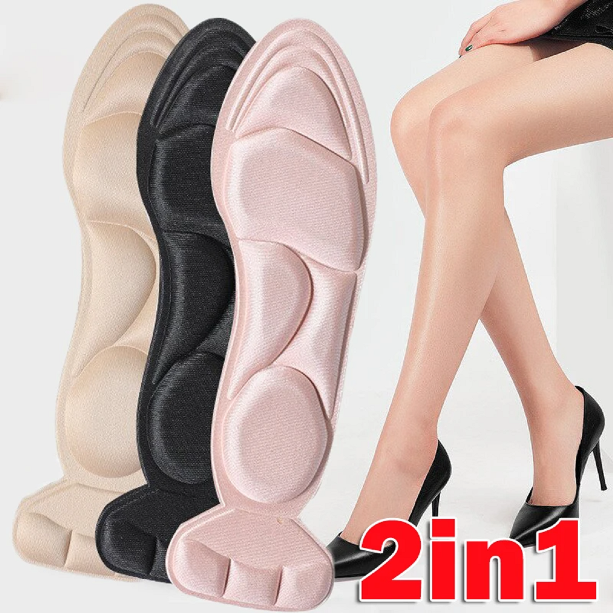 Soft Memory Foam Insole Cushions for Everyday Comfort