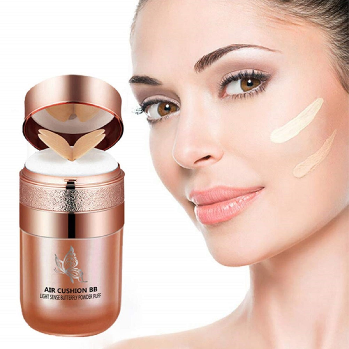 Air Cushion BB Cream Powder Puff Foundation Concealer