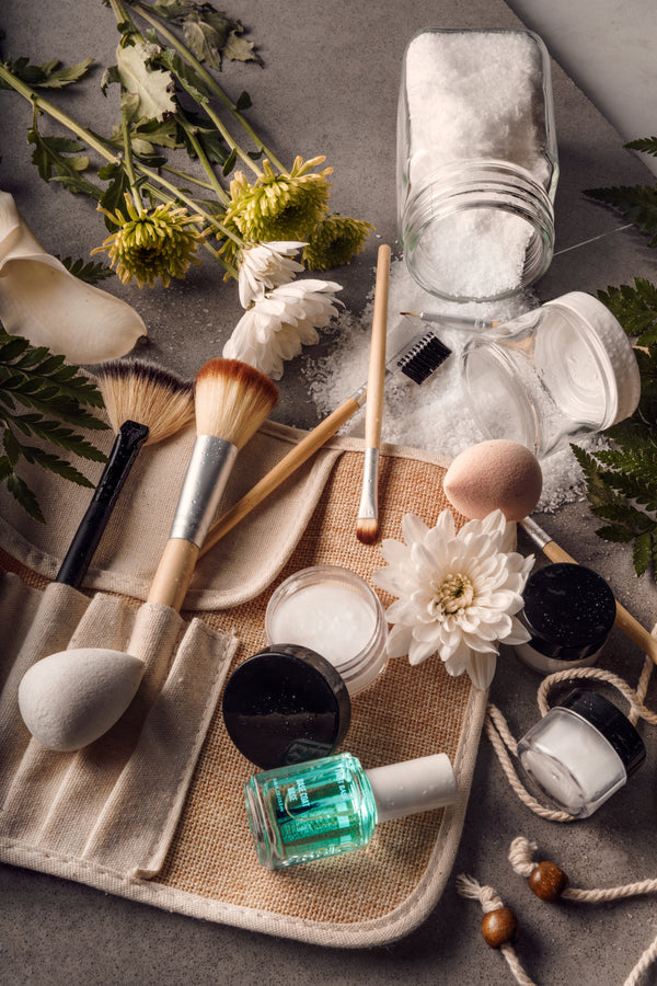 ici21 brand story beauty flatlay