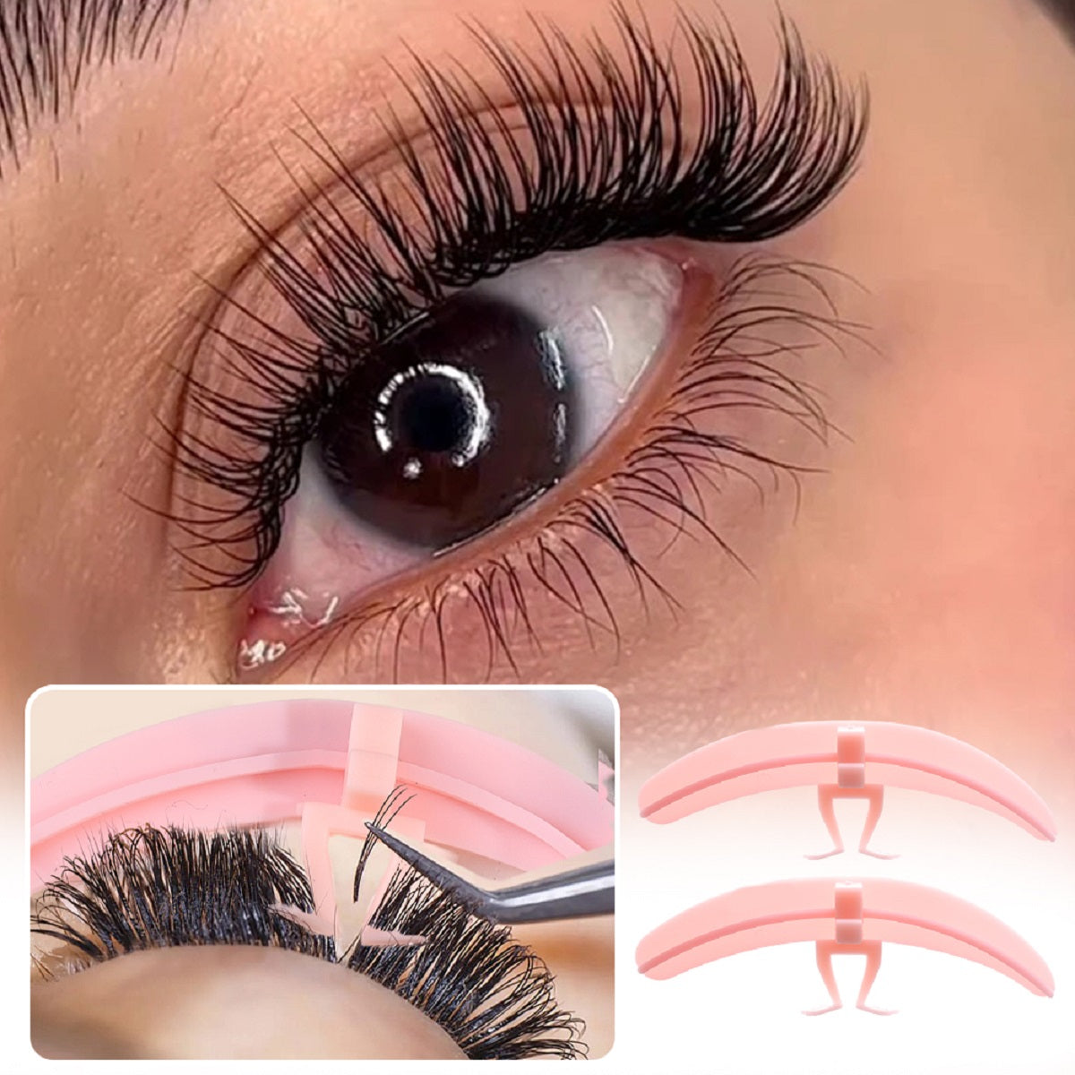 Eyelash Applicator Separator Kit for False Lashes