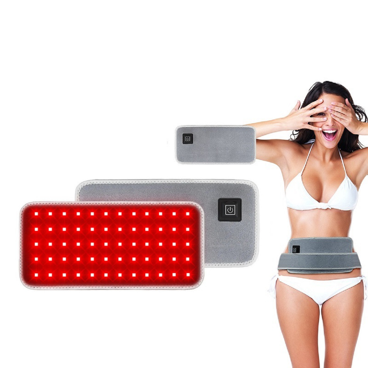 Wearable Heated Wrap Belt with Adjustable Warmth