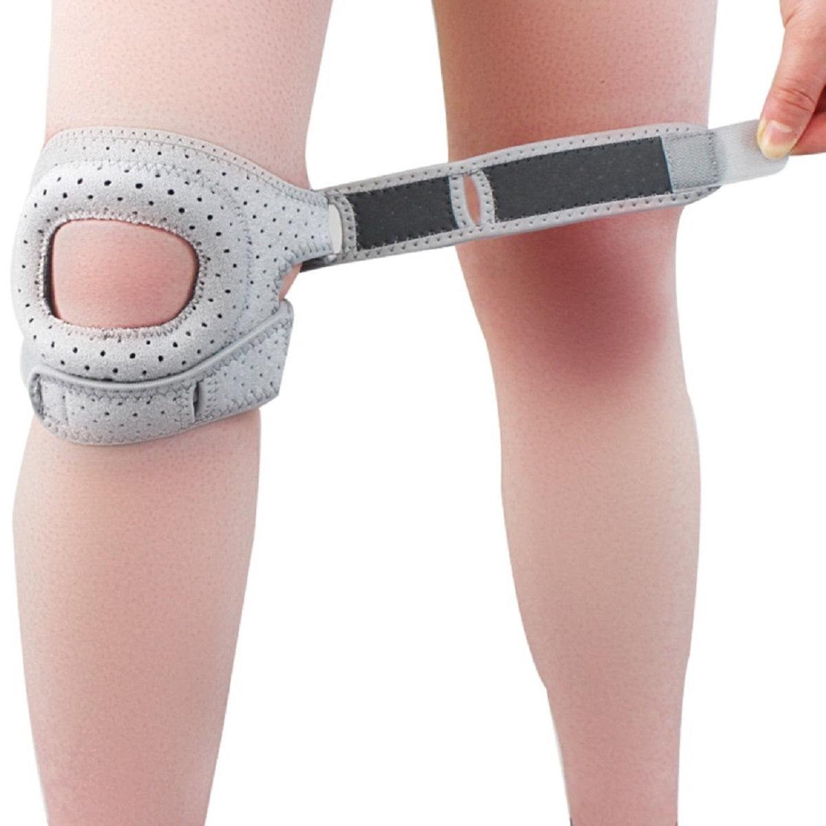 Adjustable Dual Knee Support Straps with Gel Cushion