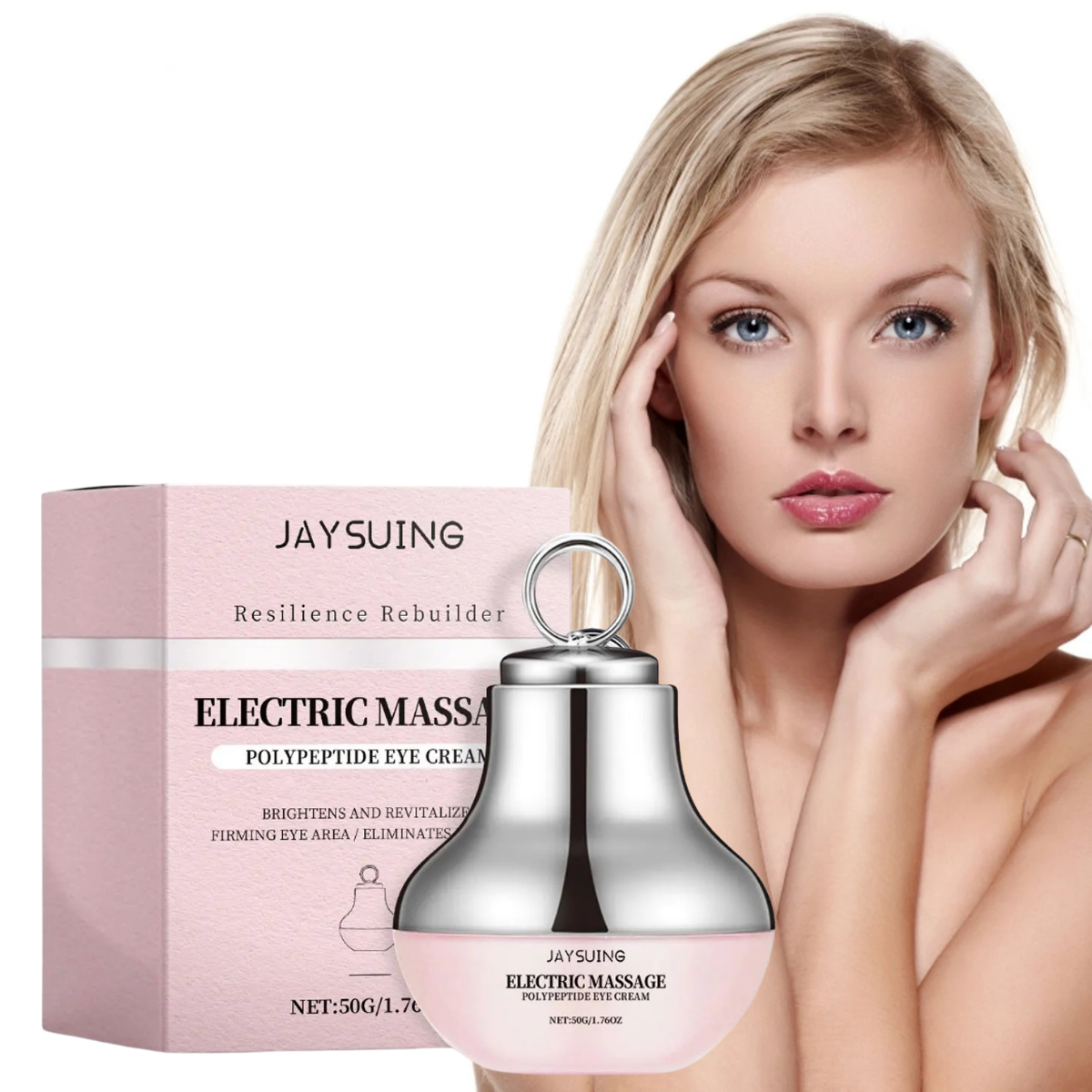 Electric Under-Eye Massage Wand for At-Home Skincare