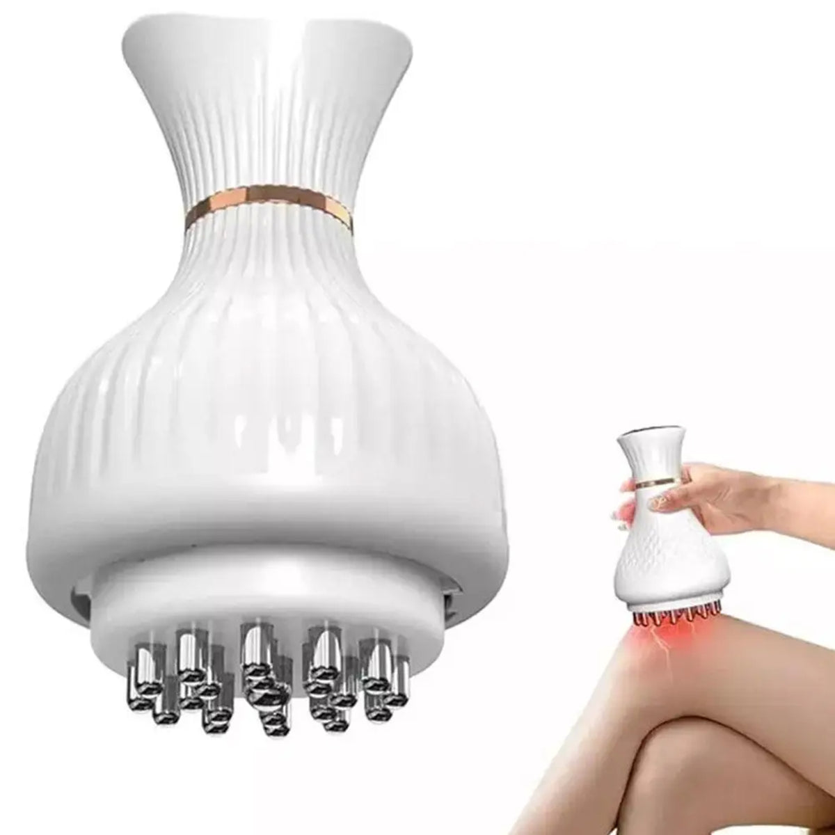 Electric Body Massage Brush with Heat