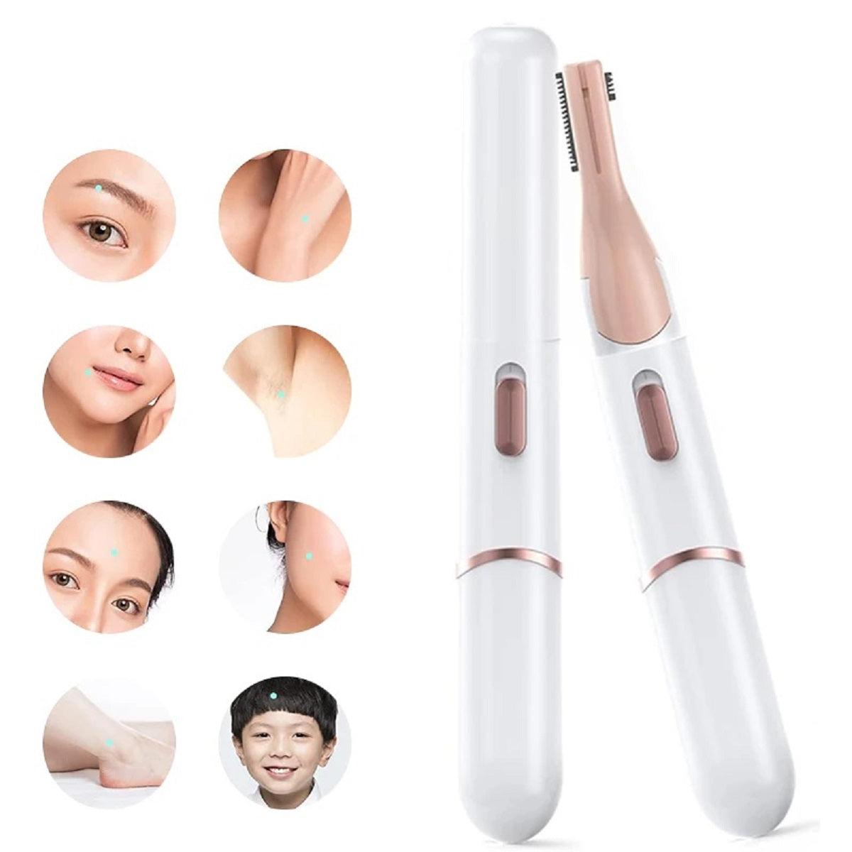 Mini Portable Electric Eyebrow Face Hair Trimmer