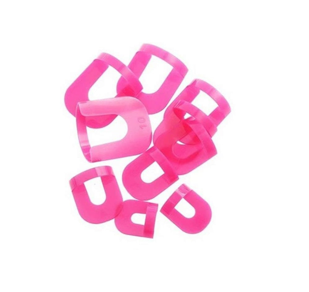 Reusable Nail Painting Guards and French Tip Strips Set