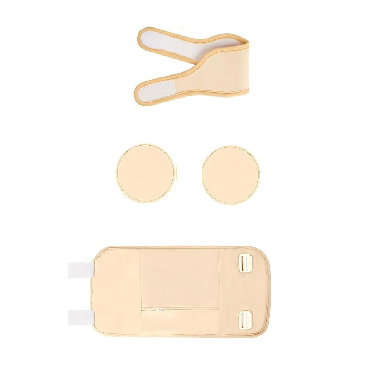 Reusable Organic Cotton Compress Wrap Set of 4