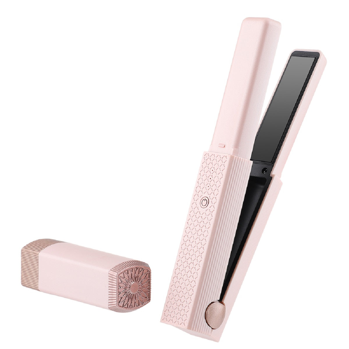Mini Cordless Hair Straightener with Fast Ceramic Heating