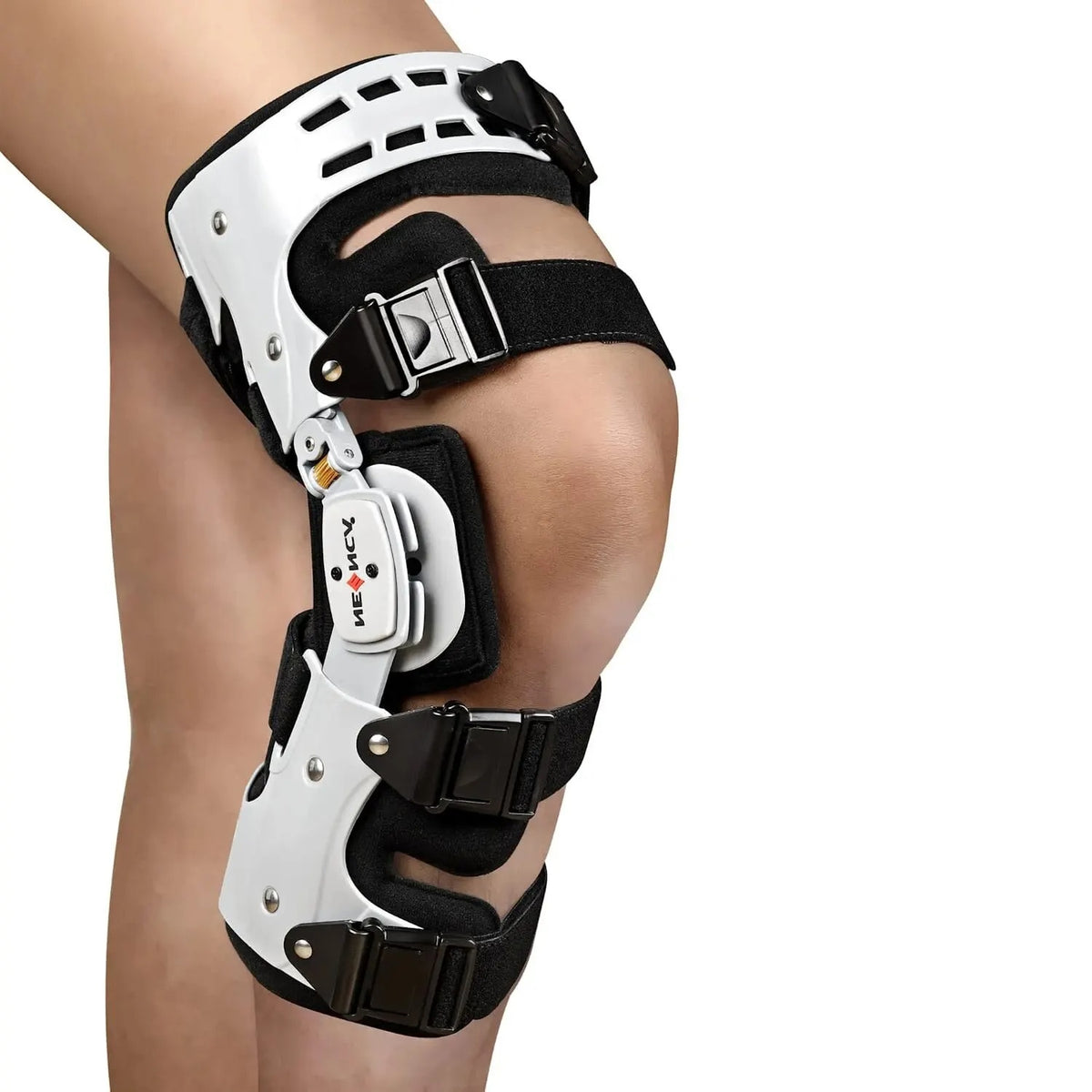 Adjustable Hinged Knee Support Brace with Range Dial