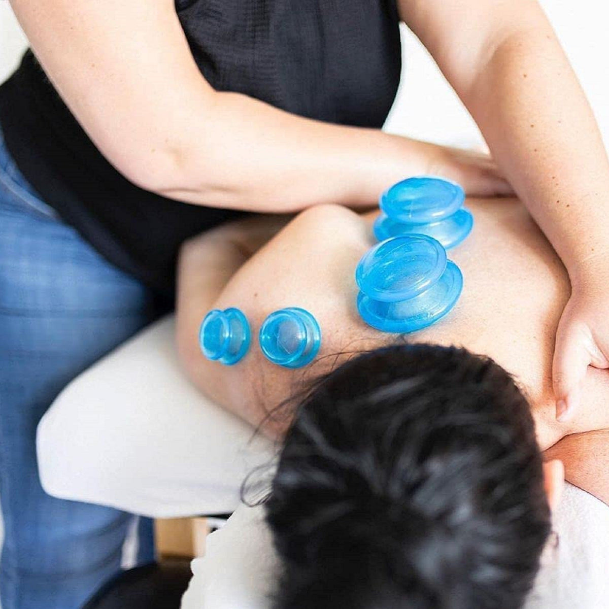 Silicone Vacuum Cupping Set for a Relaxing Body Massage