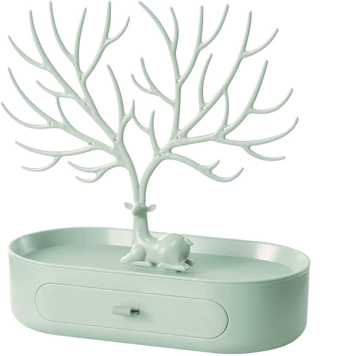 Tree Jewellery Organiser Stand with Storage Drawer