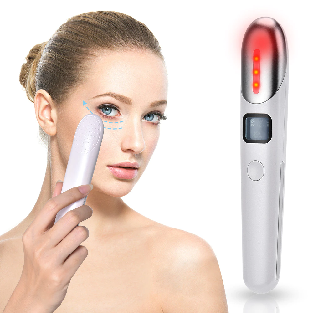 Heated Eye Massager Wand with Vibration Modes