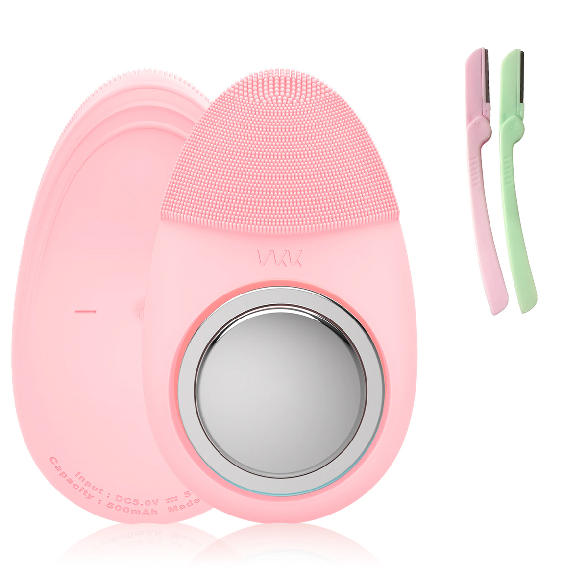Ultrasonic Silicone Facial Cleansing Brush, Waterproof