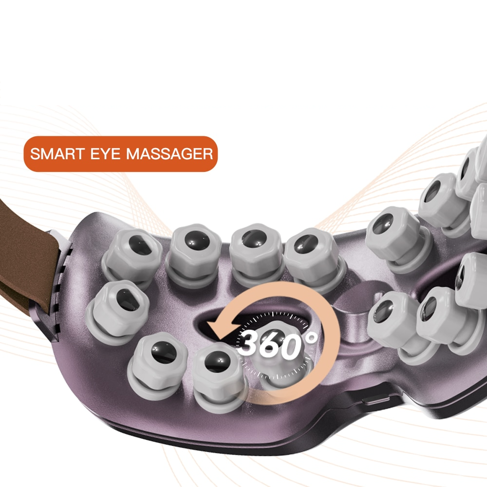 Heated Bluetooth Eye Massager for Relaxation