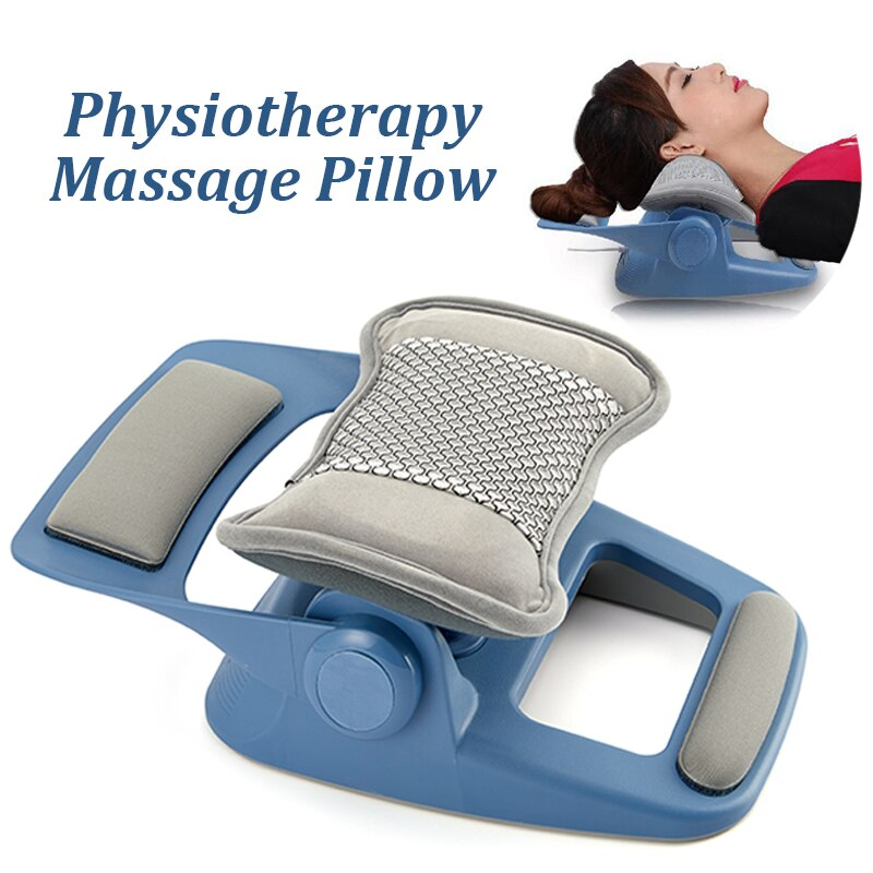 Heated Neck Massage Pillow with Vibration