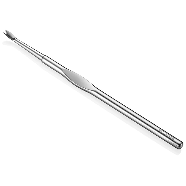 Stainless Steel Cuticle Pusher and Nail Cleaner Tool