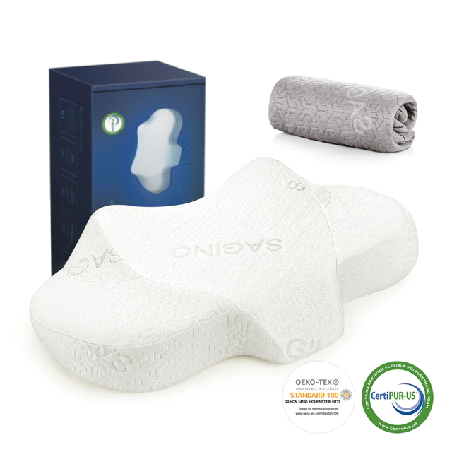 Memory Foam Bed Ergonomic Pillow for Neck comfort