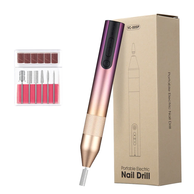 Portable Cordless Electric Nail Drill for At-Home Manicures