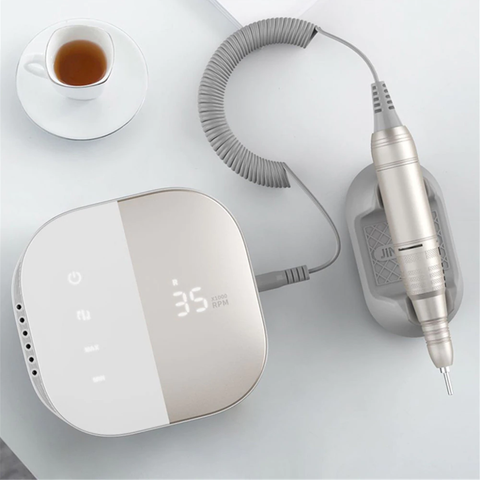 Electric Nail Drill Kit with Touch Panel and Display