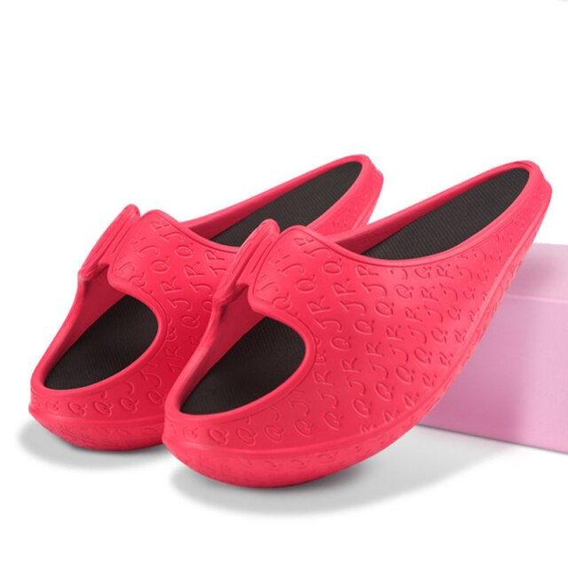 Curved-Sole Massage Slippers for Women