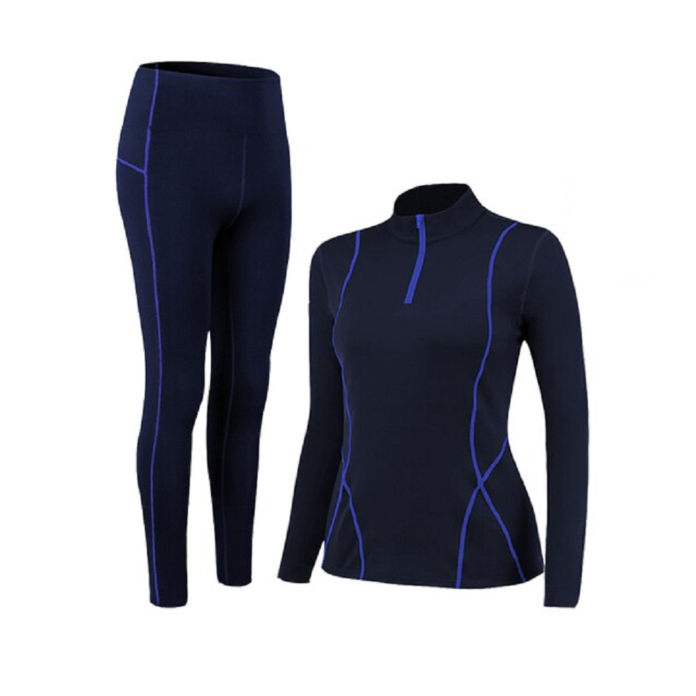 Women's Fleece-Lined Thermal Underwear Set