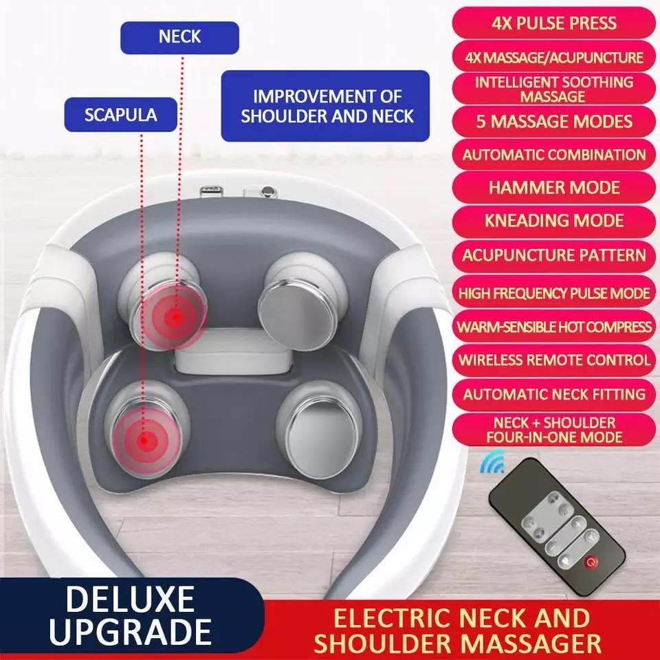 Cordless Neck and Shoulder Massager with Heat
