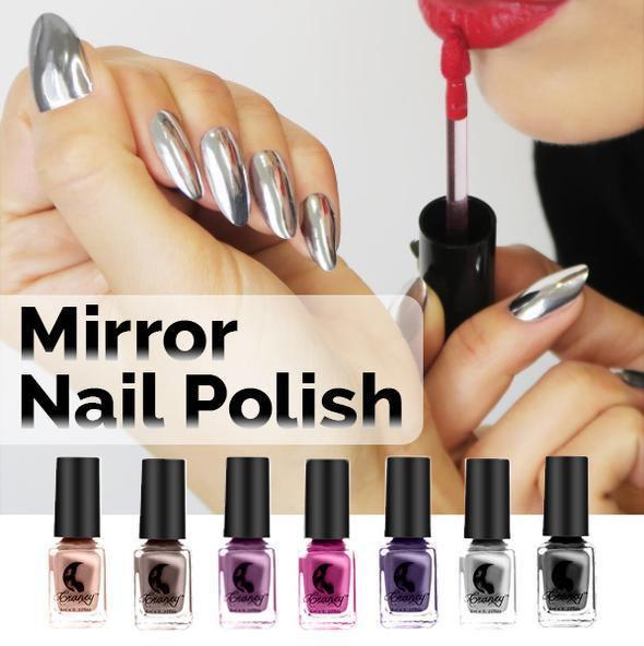 Mirror Chrome Effect Nail Polish One-Step Shine