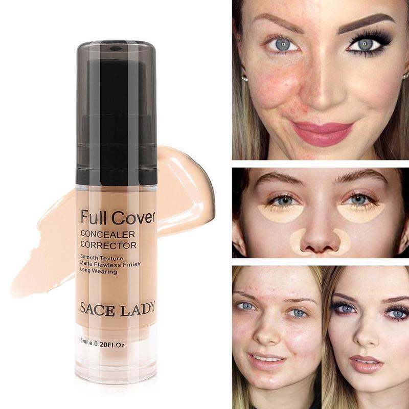 Full Coverage Liquid Concealer Smoothing Matte Finish